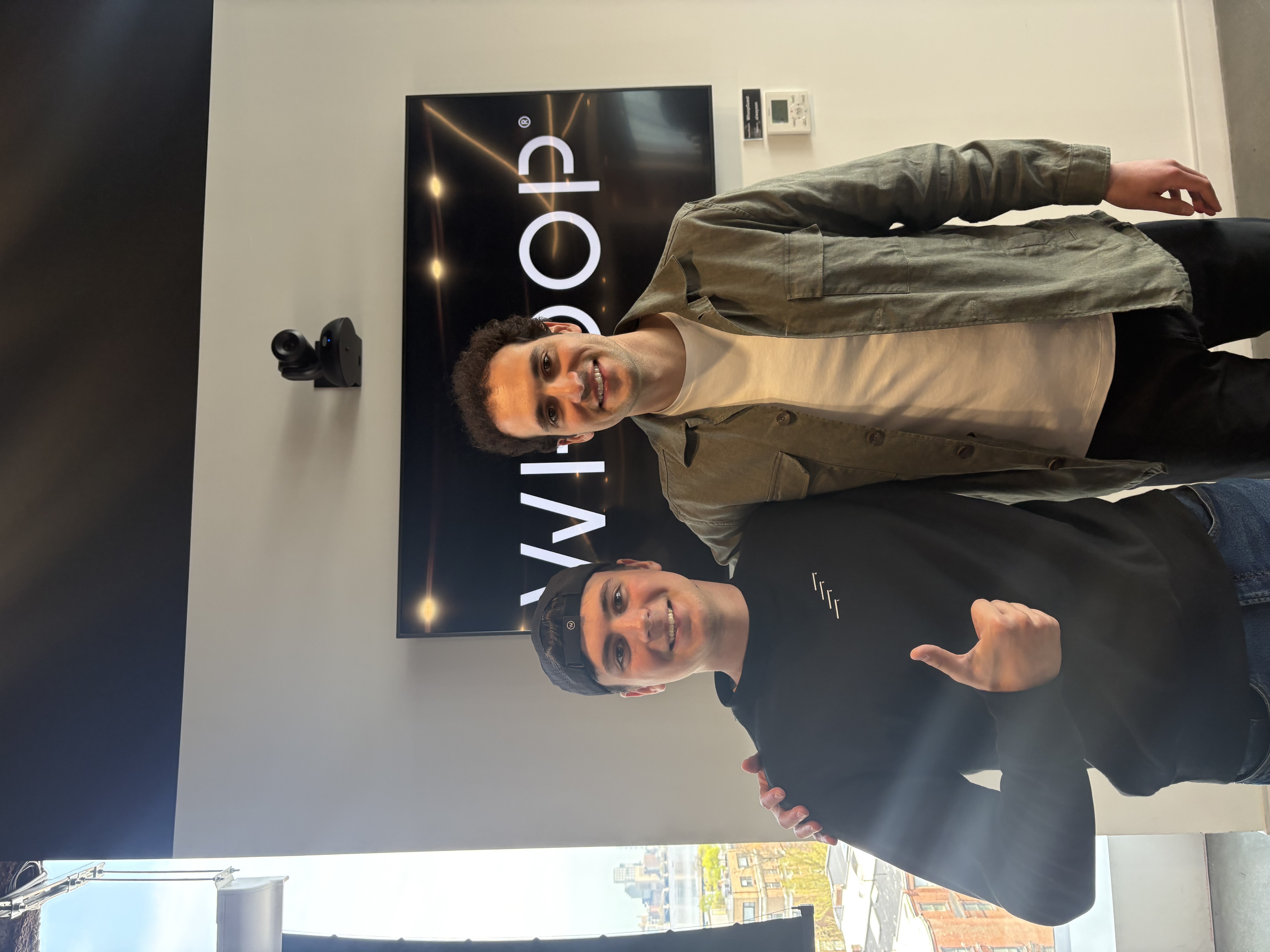 Roni with Will Ahmed, CEO of WHOOP